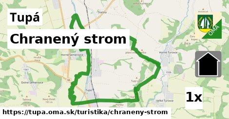 Chranený strom, Tupá