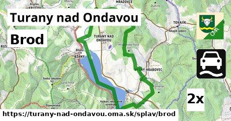 Brod, Turany nad Ondavou