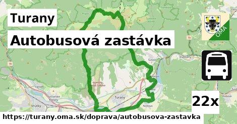 Autobusová zastávka, Turany