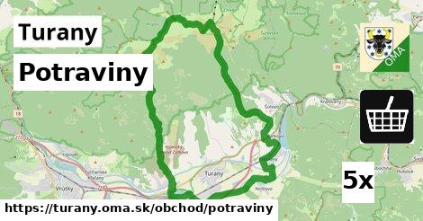 Potraviny, Turany