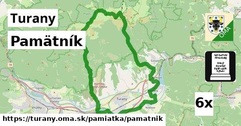 Pamätník, Turany