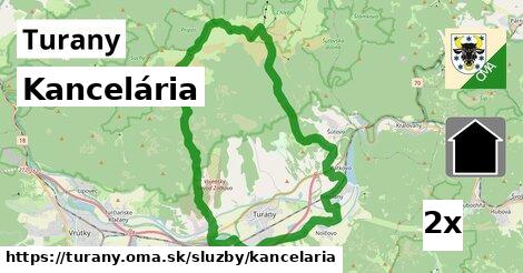 Kancelária, Turany