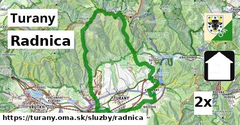 Radnica, Turany