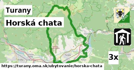 Horská chata, Turany