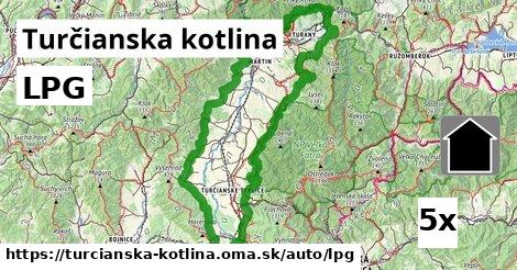 LPG, Turčianska kotlina