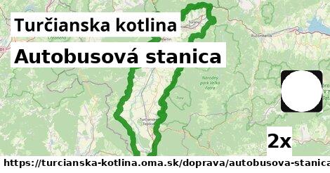 Autobusová stanica, Turčianska kotlina