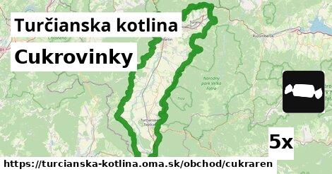 cukrovinky v Turčianska kotlina