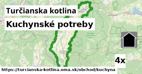 Kuchynské potreby, Turčianska kotlina