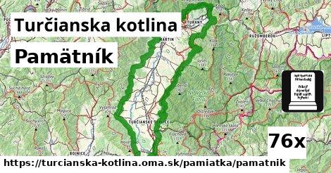 pamätník v Turčianska kotlina