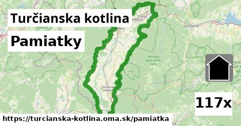 pamiatky v Turčianska kotlina