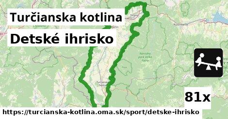 Detské ihrisko, Turčianska kotlina