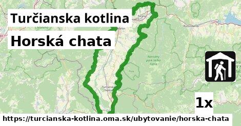 Horská chata, Turčianska kotlina