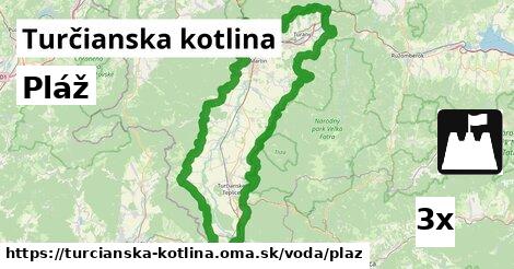 Pláž, Turčianska kotlina