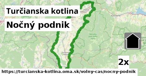 Nočný podnik, Turčianska kotlina