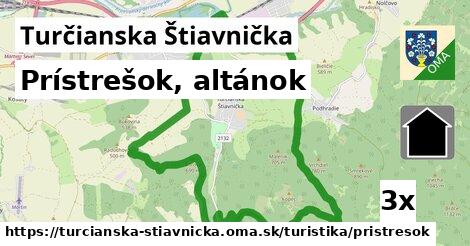 Prístrešok, altánok, Turčianska Štiavnička