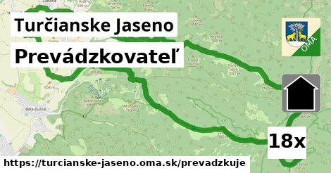 prevádzkovateľ v Turčianske Jaseno