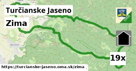 zima v Turčianske Jaseno