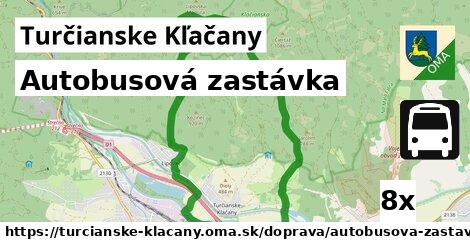 Autobusová zastávka, Turčianske Kľačany