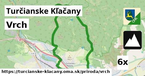 Vrch, Turčianske Kľačany