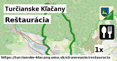 Reštaurácia, Turčianske Kľačany