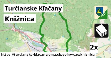 Knižnica, Turčianske Kľačany