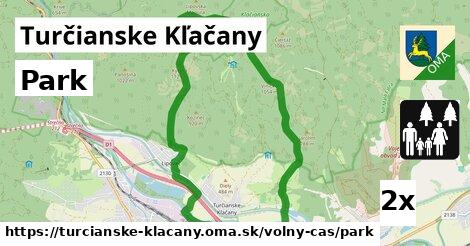 Park, Turčianske Kľačany