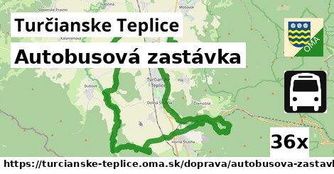 Autobusová zastávka, Turčianske Teplice