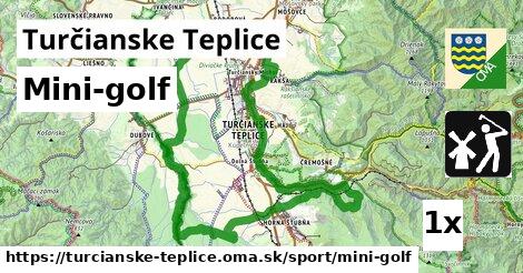 mini-golf v Turčianske Teplice