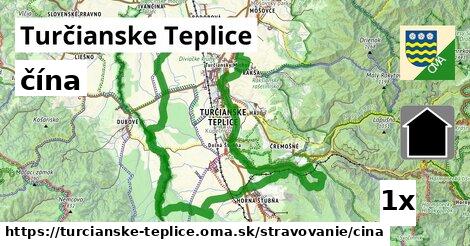 čína, Turčianske Teplice