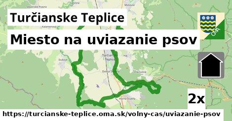 miesto na uviazanie psov v Turčianske Teplice