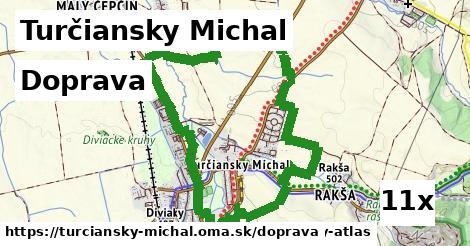 doprava v Turčiansky Michal