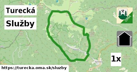 služby v Turecká