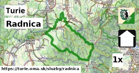 Radnica, Turie