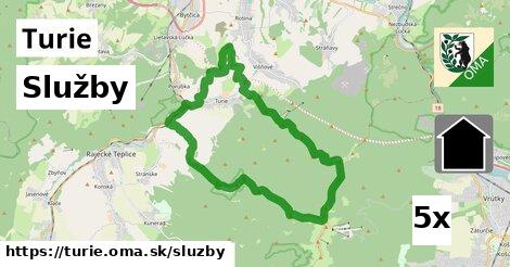 služby v Turie