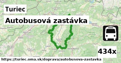 Autobusová zastávka, Turiec