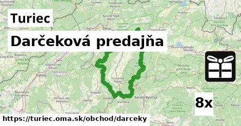 Darčeková predajňa, Turiec