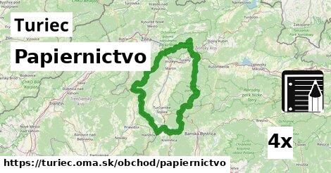 Papiernictvo, Turiec