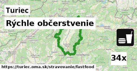 Rýchle občerstvenie, Turiec