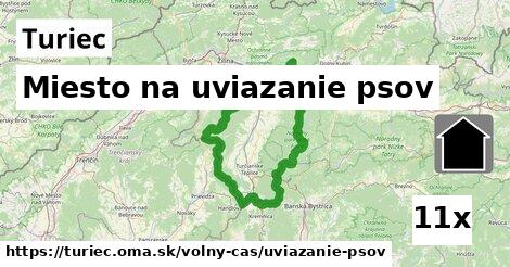 Miesto na uviazanie psov, Turiec