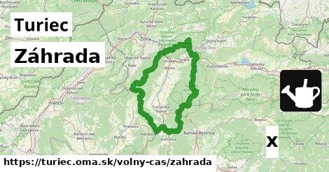 Záhrada, Turiec