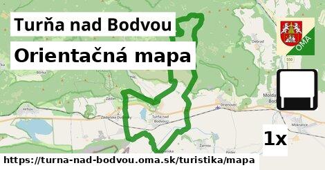 Orientačná mapa, Turňa nad Bodvou