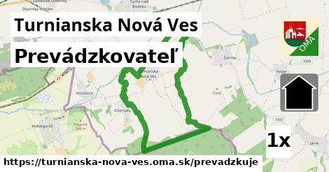 prevádzkovateľ v Turnianska Nová Ves