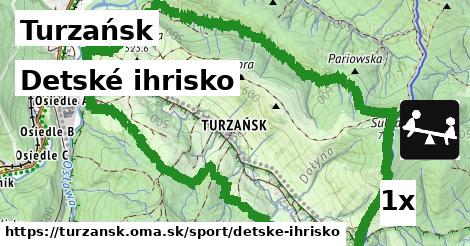 detské ihrisko v Turzańsk