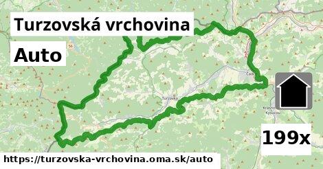 auto v Turzovská vrchovina