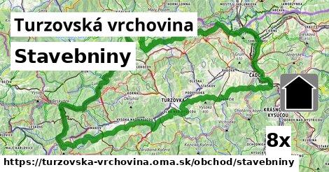 Stavebniny, Turzovská vrchovina