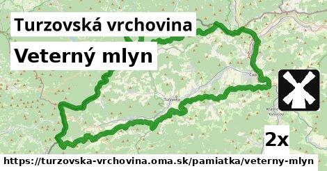 Veterný mlyn, Turzovská vrchovina