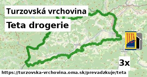 Teta drogerie, Turzovská vrchovina