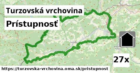 prístupnosť v Turzovská vrchovina