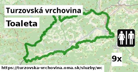 Toaleta, Turzovská vrchovina