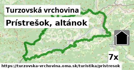 Prístrešok, altánok, Turzovská vrchovina